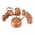 Vintage Simplex English Kettle and Copper Kitchenware - Set of 9 For Sale