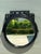Late 20th Century Vintage Black Lacquered Fretwork Round Wall Mirror For Sale - Image 5 of 16