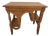 Late 1800's Art Nouveau Red Tiger Oak Library Table For Sale