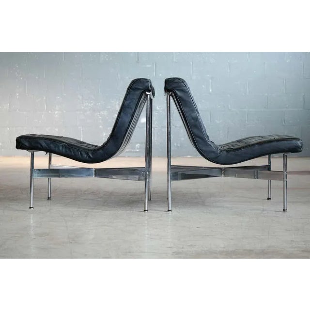 Original 1950s New York Lounge Chairs by Katavolos, Littell and Kelley - a Pair For Sale In New York - Image 6 of 8