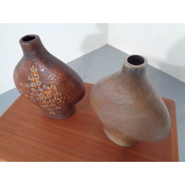 Studio Vases by Gerda Heuckeroth for Carstens Tönnieshof, 1960s, Set of 2 For Sale - Image 15 of 18