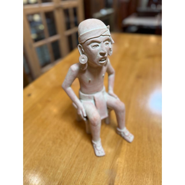 Figurative Antique Veracruz Terracotta Sculpture 600-900 A. D. For Sale - Image 3 of 12