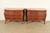 A gorgeous pair of antique French Provincial Louis XV style bombay form commodes, dressers, or chests of drawers In the...
