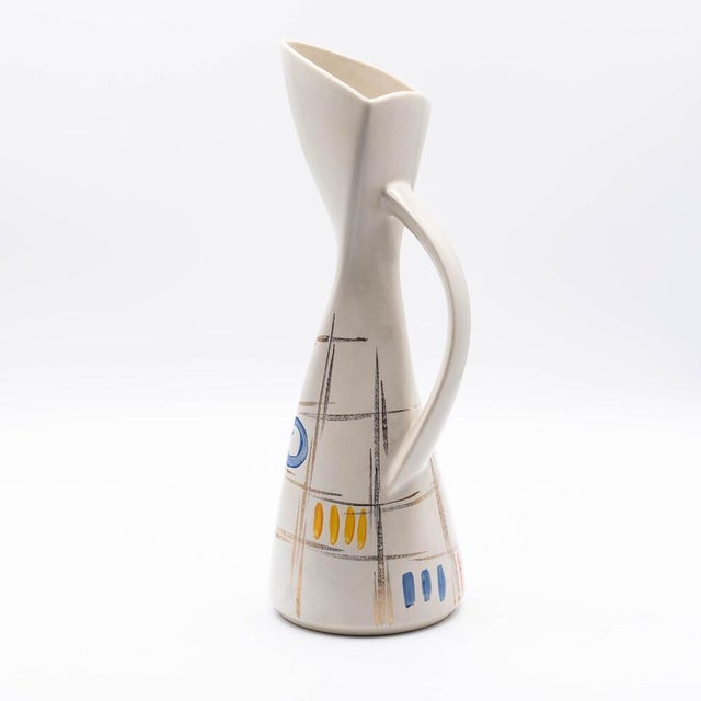 1970s Mid-Century Swirl Vase with Geometric Decor from Dümler & Breiden, 1960s For Sale - Image 5 of 13