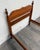 Vintage Twin Size Federal Style Empire Style American Tiger Maple Bed For Sale - Image 4 of 10
