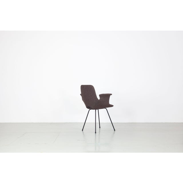 Model Medea Chairs with Fabric Cover by Vittorio Nobili for Frattelli Tagliabue, 1960s, Set of 3 For Sale - Image 11 of 18