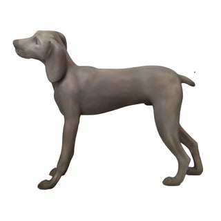 Authentic Goldsmith Inc. Nyc "Aldo" Fiberglass Weimaraner Dog Mannequin Sculpture For Sale