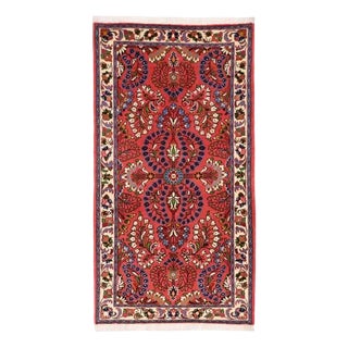 Middle Eastern Sarough Rug in Wool For Sale