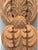 Late 20th Century Pair of Vintage Carved Wood Corbels – Architectural Salvage Style Shelf Brackets For Sale - Image 5 of 6