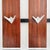 1960s Vintage Danish Wall Coat Rack in Rosewood with Mirror, 1960s For Sale - Image 5 of 6