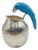 1960s Los Fajardo Silver-Plated Pitcher With Blue Stone Inlaid Parrot Handle, Mexico For Sale