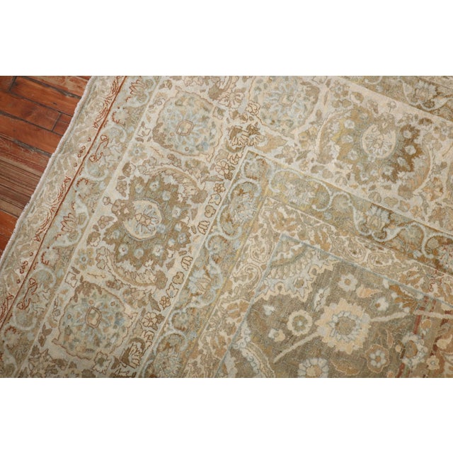 Zabihi Collection Antique Persian Kashan Carpet For Sale - Image 11 of 12