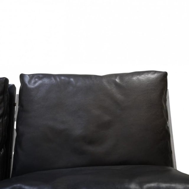 BO562 2-Seater Sofa in Black Leather from Fabricius and Kastholm, 1990s For Sale - Image 9 of 18