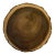 1980s Wooden Acacia Lazy Susan ''16 Round For Sale