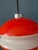 Vintage Orange Glass Pendant Lamp from Peill & Putzler For Sale - Image 9 of 11
