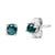Celebrate any occasion with these classic shimmering solitaire diamond stud earrings. Fashioned in genuine .925 sterling...