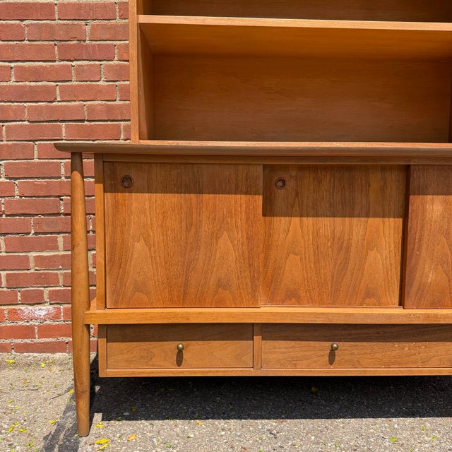 Part of the sought-after Contempora collection produced by Mt. Airy Furniture for John Stuart, this two-piece cabinet...