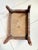Circa 1930 French Provincial Style Olive Velvet Footstool - Made in Belgium For Sale - Image 9 of 10