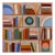 Sunday Afternoon 2 - Original Minimalist Abstract Acrylic and Resin Art on Wood Panel For Sale