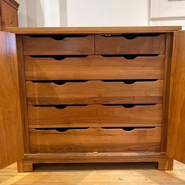 Wood Mid 20th Century Michael Taylor for Baker Far East Collection Dresser Chests - Set of 2 For Sale - Image 7 of 12