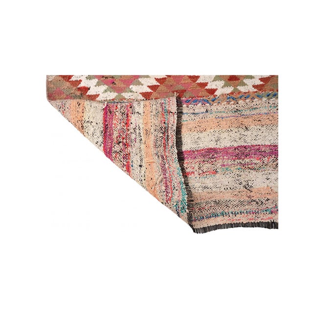 1960s Decorative Vintage Small Kilim Rug - 3`10″ X 4`6″ For Sale - Image 5 of 6