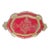 Vintage Red and Gold Gilt Florentine Serving Vanity Tray For Sale