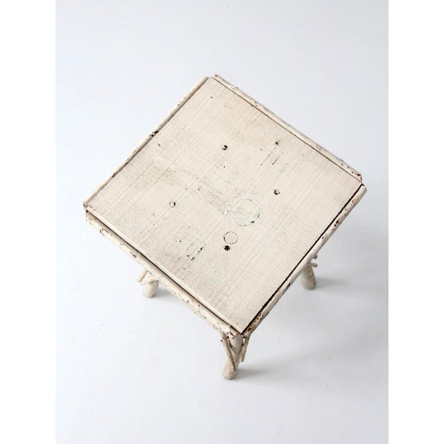 Antique Adirondack Twig Side Table For Sale - Image 4 of 17