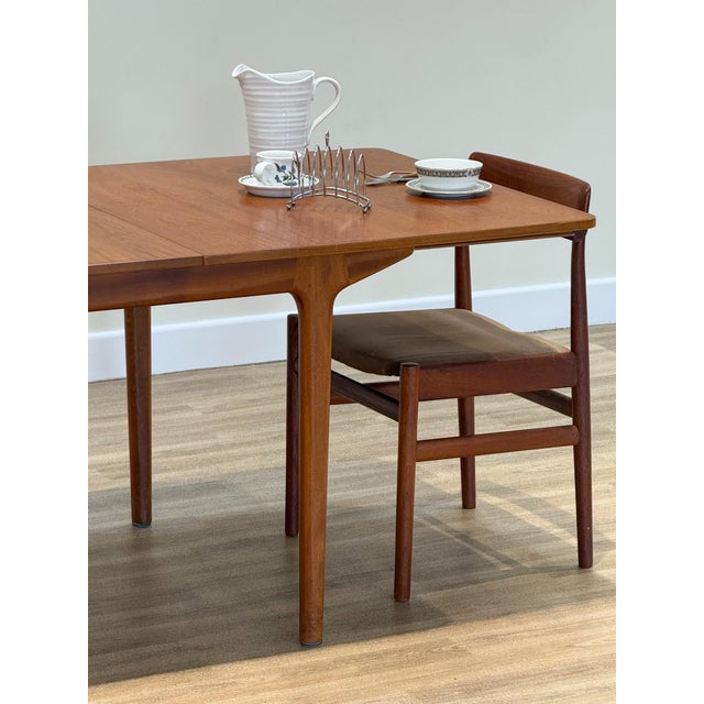 Mid-Century Modern Mid-Century Modern Double Extending Dining Table from McIntosh, 1960s For Sale - Image 3 of 17