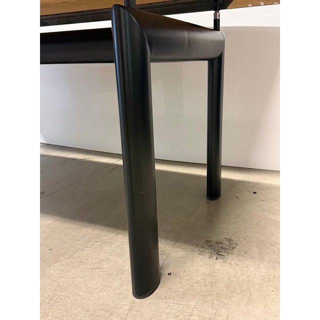 Le Corbusier Lc6 Tube D’Avion Base + Bespoke Granite Top Dining Table For Sale - Image 9 of 12