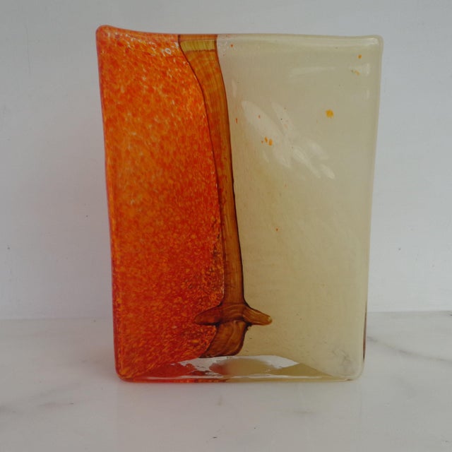 Modern Toni Zuccheri Style Glass Vase For Sale - Image 3 of 9
