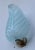 1950s Set of 2 Wall Light Blu Colour Murano Glass Leave by Barovier E Toso, 1950s For Sale - Image 5 of 15