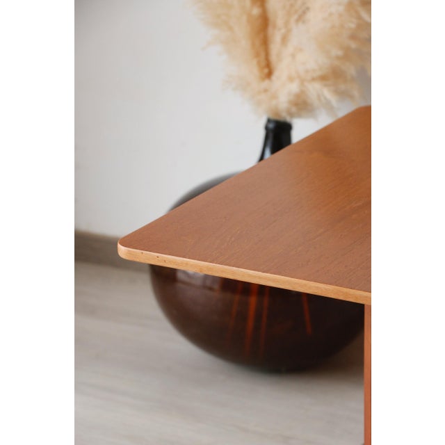 1960s Scandinavian Drop-Leaf Table in Bendt Winge Teak and Beech, 1960s For Sale - Image 5 of 17