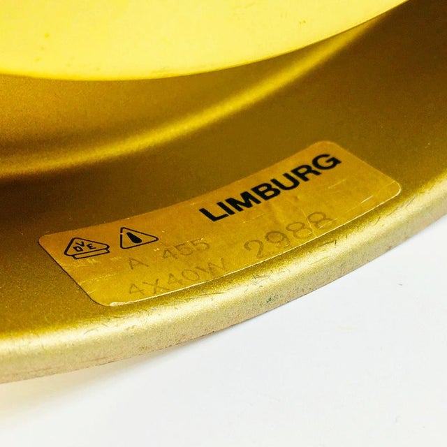 Large Space Age Mushroom-Shaped Flush Mount or Ceiling Light from Limburg, Germany, 1970s For Sale - Image 9 of 10