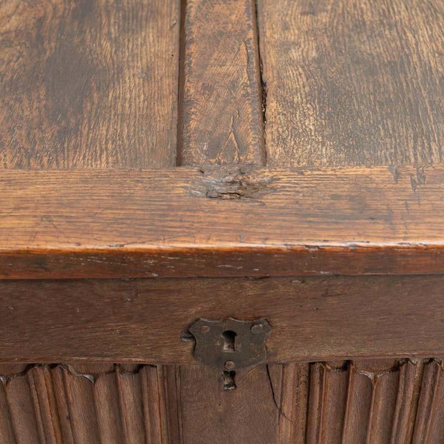 Antique Gothic Chest in Wood For Sale - Image 9 of 18