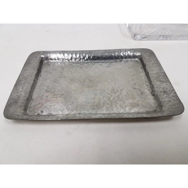 Antique English Pewter Sardine Dish - Circa 19th Century For Sale - Image 9 of 11