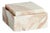 Jaqueline Marble Square Lidded Box Short For Sale