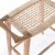 2020s Tristan Natural Wood & Rattan 24.75" Counter Stool, Light Brown For Sale - Image 5 of 7
