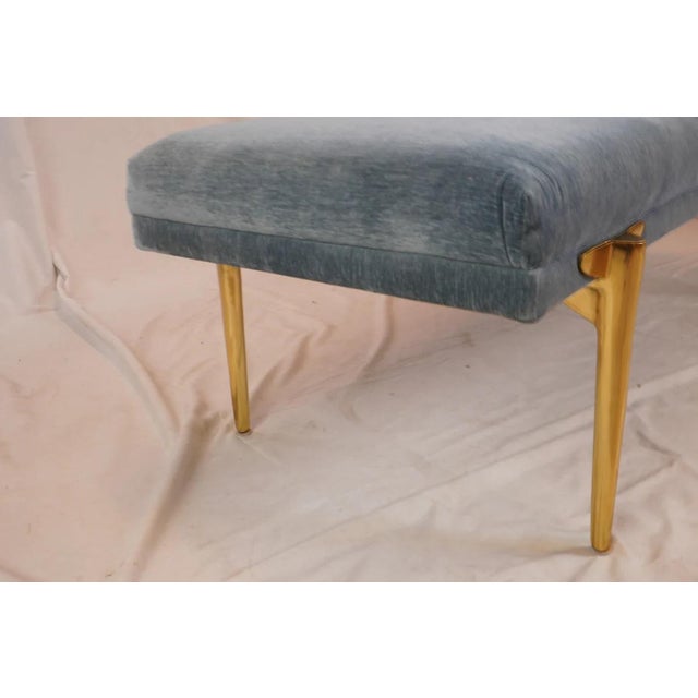 Mid-Century Modern Arteriors Andrea Hollywood Regency Bench For Sale - Image 3 of 4