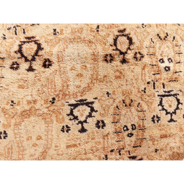 Textile Large Antique Indian Agra Rug For Sale - Image 7 of 10