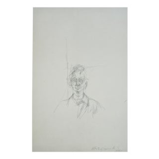 Alberto Giacometti, Portrait of a Young Girl I, 1963, Original Lithograph For Sale
