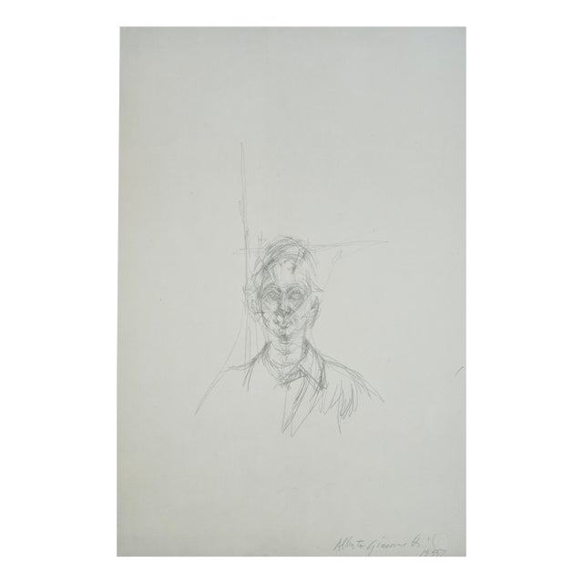 Alberto Giacometti, Portrait of a Young Girl I, 1963, Original Lithograph For Sale