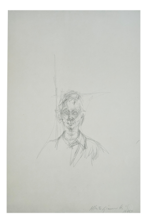 Alberto Giacometti, Portrait of a Young Girl I, 1963, Original Lithograph