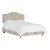 Margaux Bed in Cream Grey Washed Cheetah, Twin For Sale