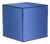 Blue Mirrored Cube Table For Sale