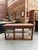 This antique solid oak display case has been completely restored. It features three fully glass-fronted panels, providing...