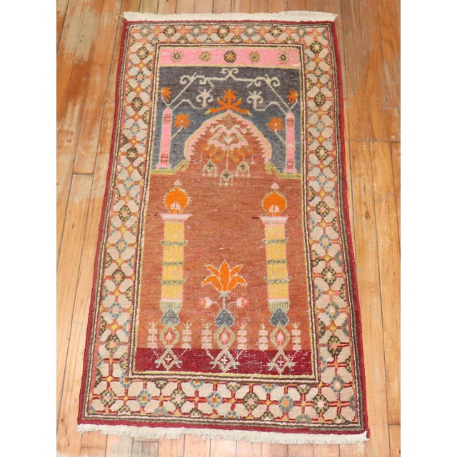 Early 20th Century Khotan Prayer Rug - 2'1" x 4'1" For Sale - Image 14 of 18