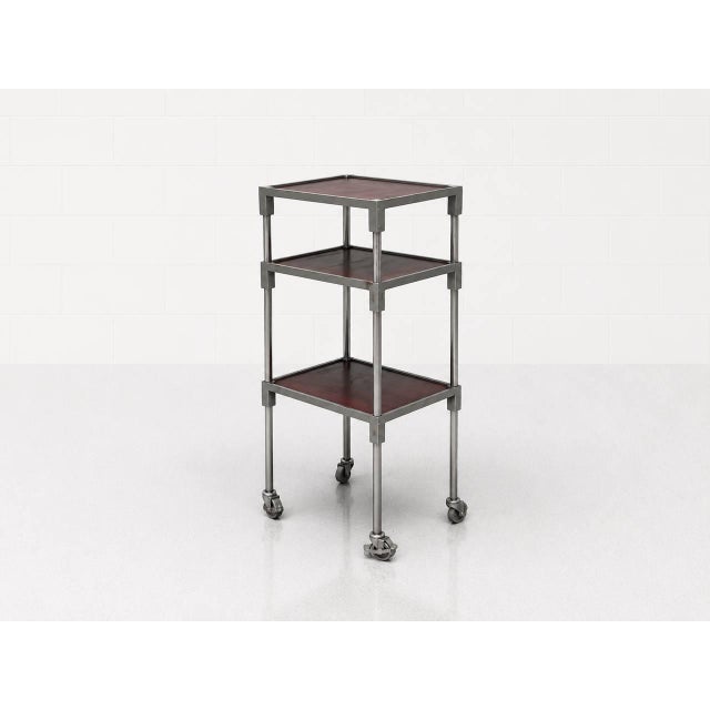 Bauhaus Shelf Trolley on Wheels from GE-RA, 1960s For Sale - Image 3 of 12