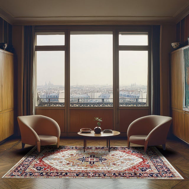 10x14 Luxurious Oriental Ivory Traditional Hand Knotted Wool Carpet Rug For Sale In New York - Image 6 of 6