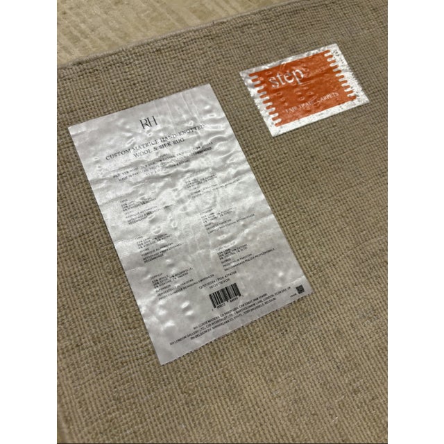 Rh Matrice Wool & Silk Rug – 10' X 11' – Ivory For Sale - Image 17 of 17