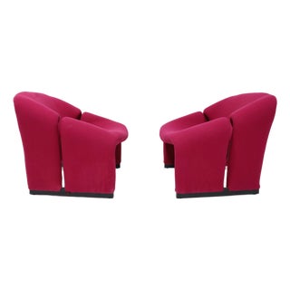 Pierre Paulin Groovy Chairs, Model F580, in a Kvardat Wool Weave by Artifort For Sale